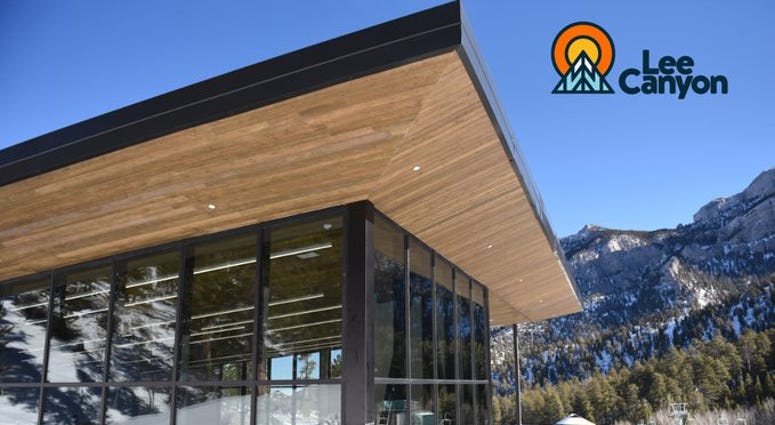 View Of The New Hillside Lodge At Lee Canyon 1-10-20