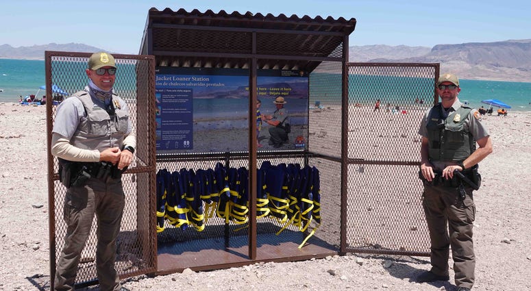 Life Jacket Stations Open at Lake Mead