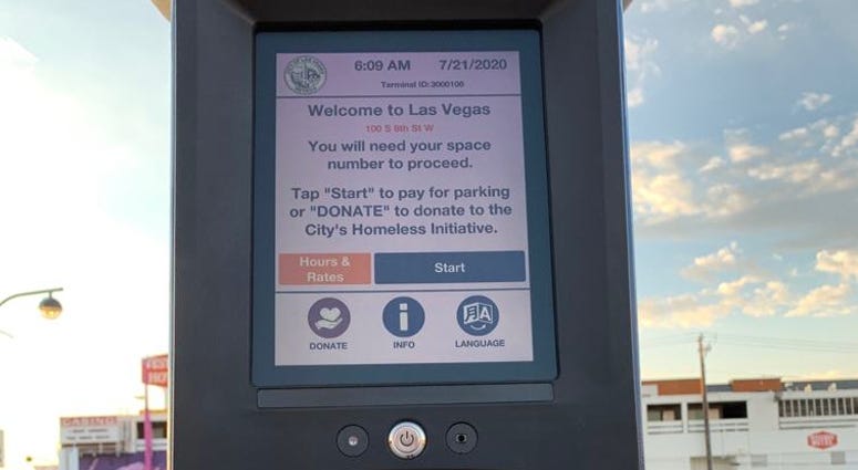 Touchless parking meters debuting in Downtown Las Vegas