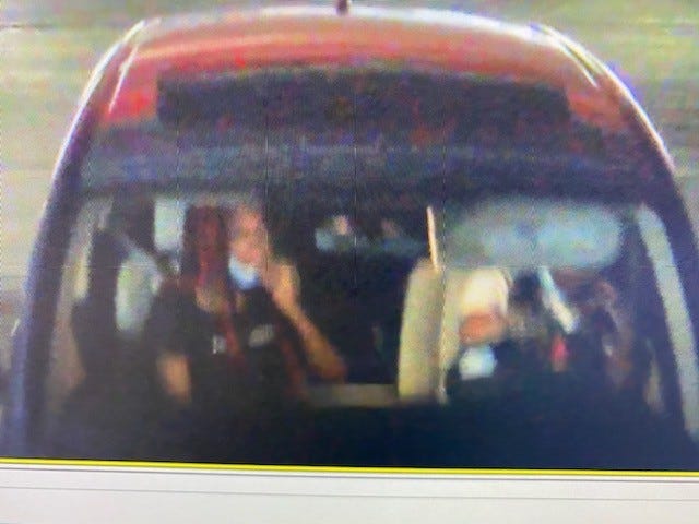 Surveillance snapshot of robbery suspects from 7-10-20