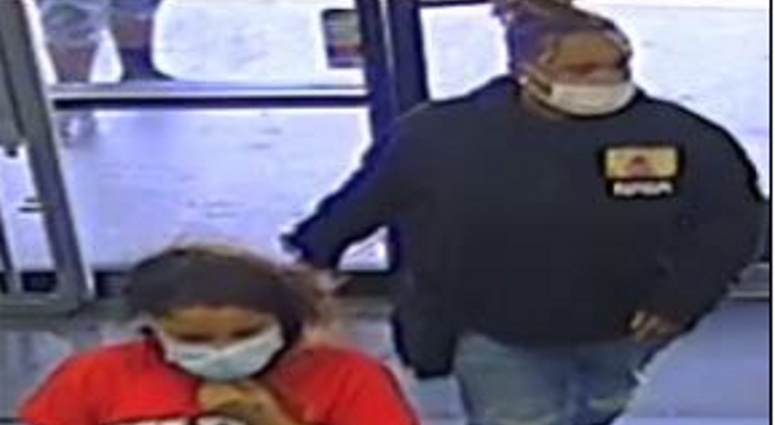 Surveillance snapshot of robbery suspects from 5-11-20