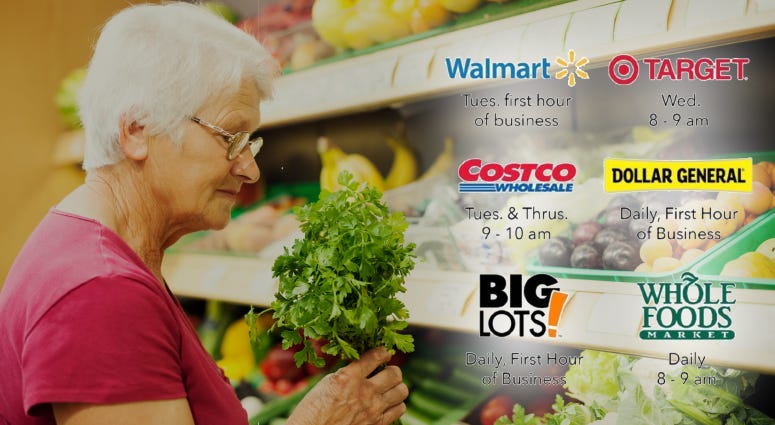 Seniors Shopping