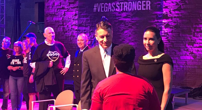 Las Vegas Shooting Memorial Ceremony; Oct. 1, 2018 Las Vegas Shooting Memorial Ceremony; Oct. 1, 2018