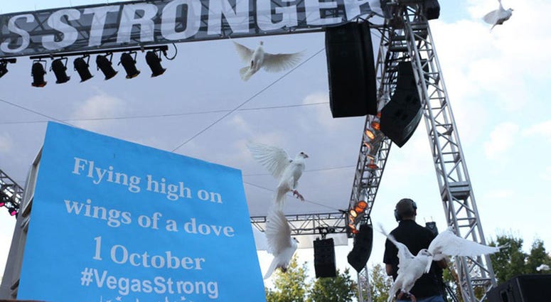 Las Vegas Shooting Memorial Ceremony; Oct. 1, 2018 Las Vegas Shooting Memorial Ceremony; Oct. 1, 2018