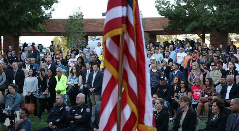 Las Vegas Shooting Memorial Ceremony; Oct. 1, 2018 Las Vegas Shooting Memorial Ceremony; Oct. 1, 2018