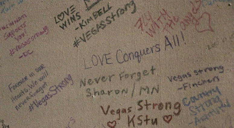 Las Vegas Shooting Memorial Ceremony; Oct. 1, 2018 Las Vegas Shooting Memorial Ceremony; Oct. 1, 2018