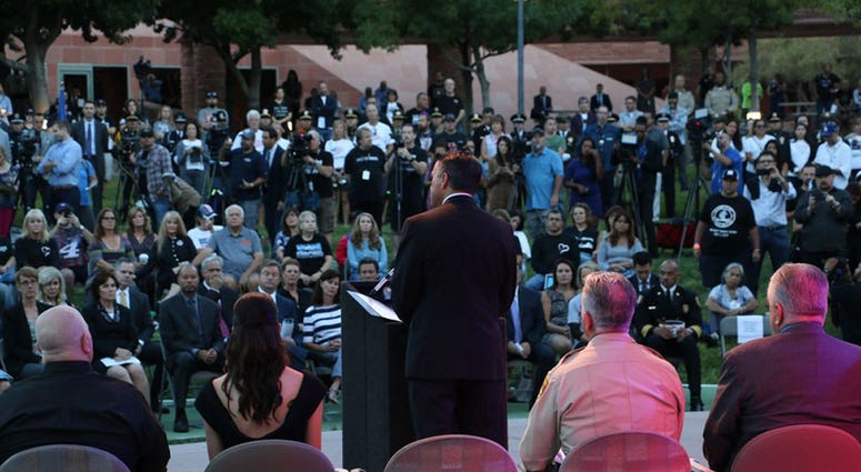 Las Vegas Shooting Memorial Ceremony; Oct. 1, 2018 Las Vegas Shooting Memorial Ceremony; Oct. 1, 2018