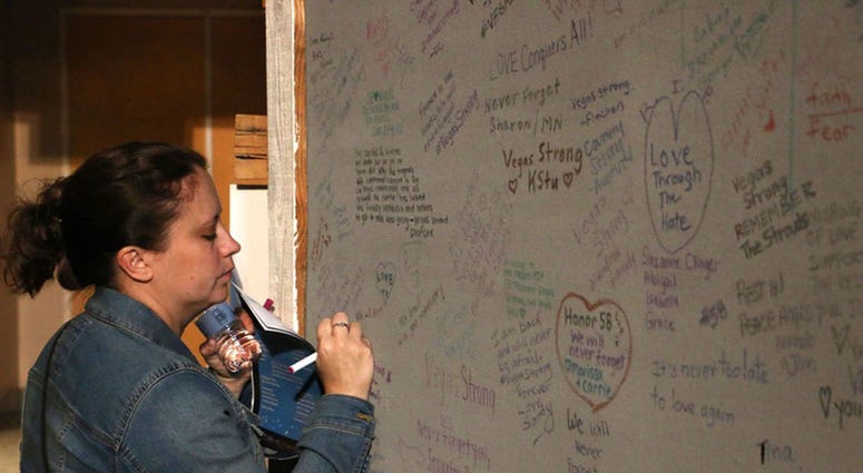 Las Vegas Shooting Memorial Ceremony; Oct. 1, 2018 Las Vegas Shooting Memorial Ceremony; Oct. 1, 2018