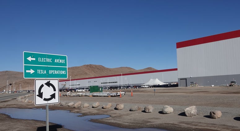 Tesla's Nevada Gigafactory on Dec. 3, 2018. Gigafactory Exterior Main