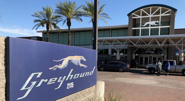 A Greyhound Bus Station In Phoenix, AZ