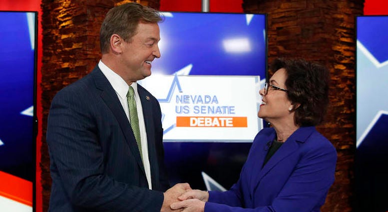 Dean Heller and Jacky Rosen Dean Heller and Jacky Rosen