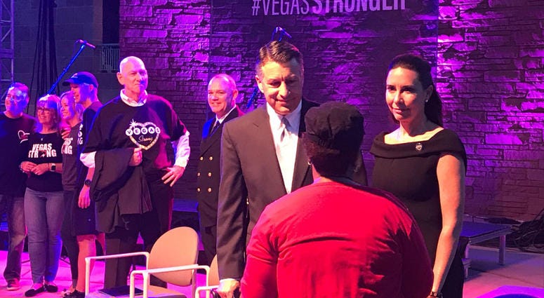 Las Vegas Shooting Memorial Ceremony; Oct. 1, 2018 Las Vegas Shooting Memorial Ceremony; Oct. 1, 2018