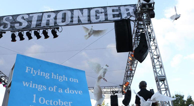 Las Vegas Shooting Memorial Ceremony; Oct. 1, 2018 Las Vegas Shooting Memorial Ceremony; Oct. 1, 2018