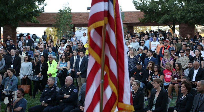 Las Vegas Shooting Memorial Ceremony; Oct. 1, 2018 Las Vegas Shooting Memorial Ceremony; Oct. 1, 2018
