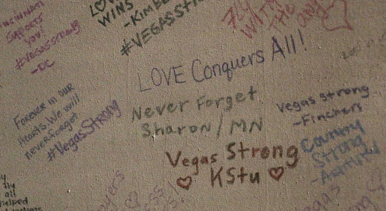 Las Vegas Shooting Memorial Ceremony; Oct. 1, 2018 Las Vegas Shooting Memorial Ceremony; Oct. 1, 2018