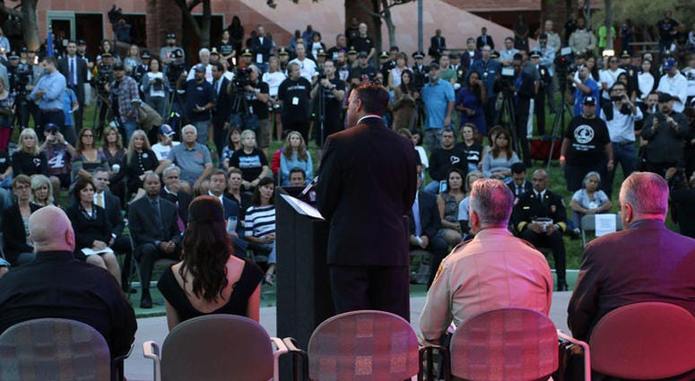Las Vegas Shooting Memorial Ceremony; Oct. 1, 2018 Las Vegas Shooting Memorial Ceremony; Oct. 1, 2018