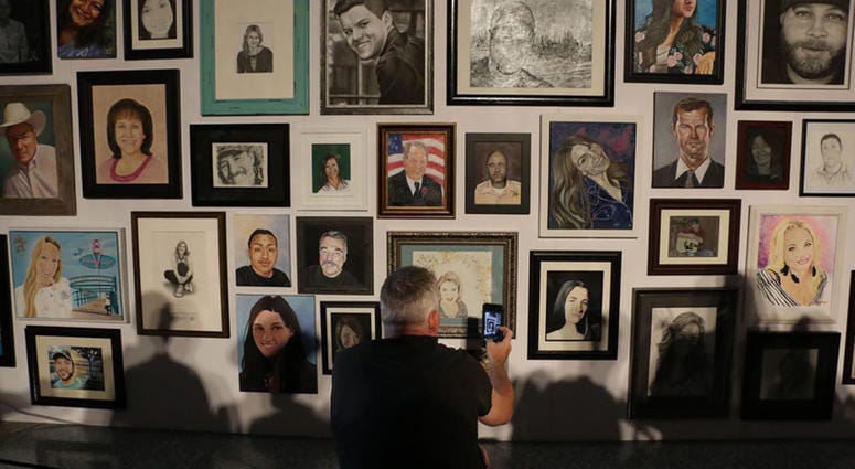 Las Vegas Shooting Memorial Ceremony; Oct. 1, 2018 Las Vegas Shooting Memorial Ceremony; Oct. 1, 2018