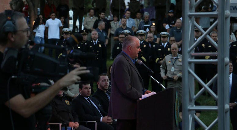 Las Vegas Shooting Memorial Ceremony; Oct. 1, 2018 Las Vegas Shooting Memorial Ceremony; Oct. 1, 2018