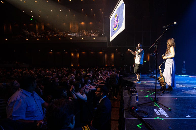 X Ambassadors let it fly at OBC 2019 X Ambassadors let it fly at OBC 2019
