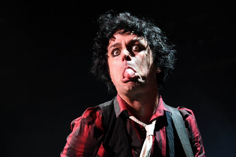 Billie Joe Armstrong of Green Day performs at the Coral Sky Amphitheatre Billie Joe Armstrong of Green Day performs at the Coral Sky Amphitheatre