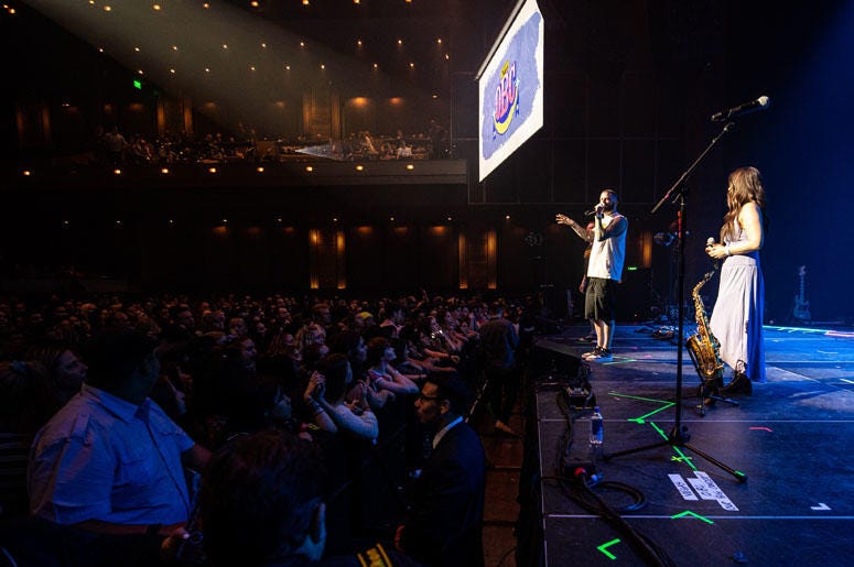 X Ambassadors let it fly at OBC 2019 X Ambassadors let it fly at OBC 2019