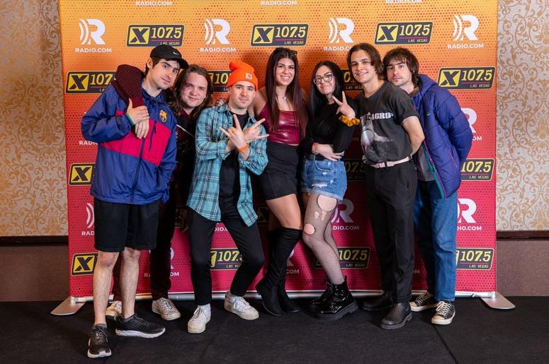 X107.5, X1075, KXTE, Las Vegas, Vegas, 2019, Holiday Havoc 2019, White Reaper, Meet and Greets, Alternative, Concert, Music, Entertainment, Events