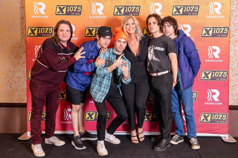 X107.5, X1075, KXTE, Las Vegas, Vegas, 2019, Holiday Havoc 2019, White Reaper, Meet and Greets, Alternative, Concert, Music, Entertainment, Events