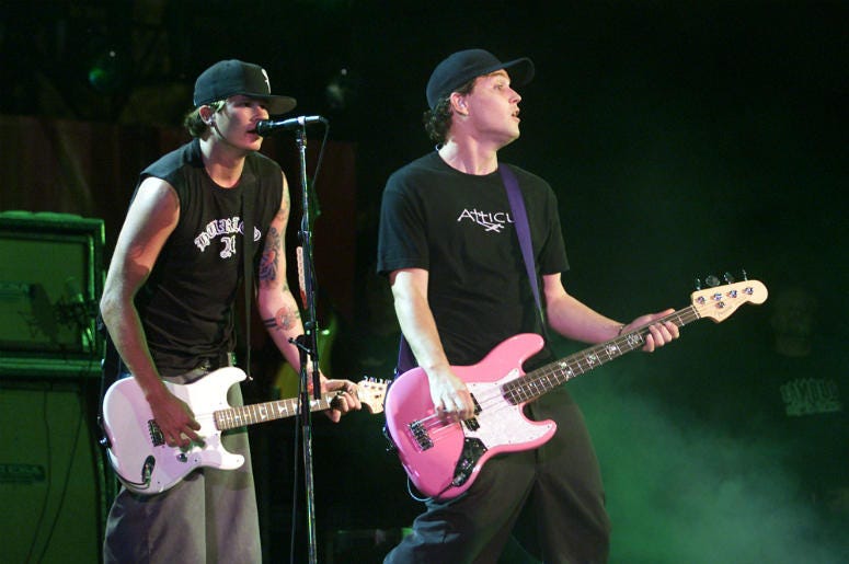 Blink 182 performs at the 9th Annual KROQ Weenie Roast Blink 182 performs at the 9th Annual KROQ Weenie Roast