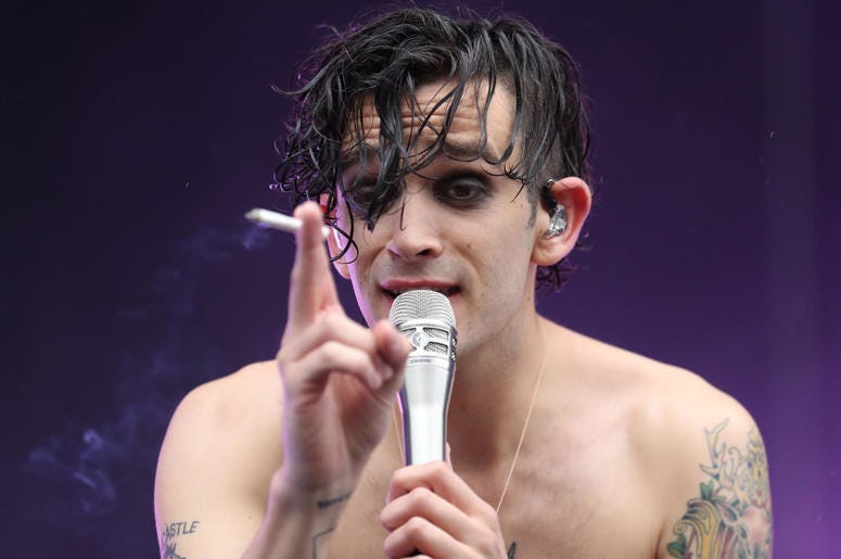 Matty Healy of The 1975 Matty Healy of The 1975