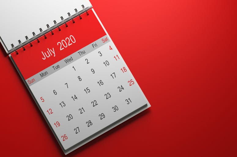 July Calendar
