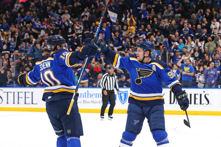 Goal celebration from St. Louis Blues. Goal celebration from St. Louis Blues.