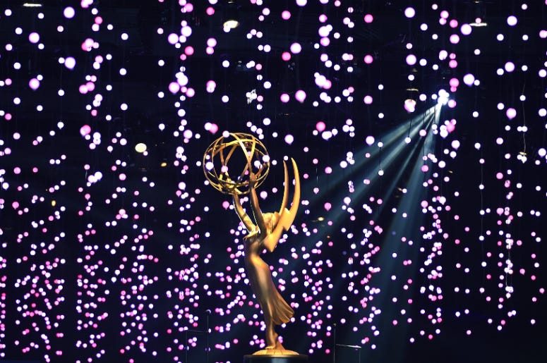Emmy Award (Creative Arts) Scenes from the 70th Emmy Awards Governors Ball and 2018 Creative Arts Governors Ball press preview at L.A. Live Event Deck on September 6, 2018 in Los Angeles, California.