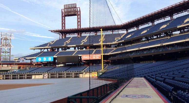 The Phillies are extending the protective netting at Citizens Bank Park next season. Netting at Citizens Bank Park in Philadelphia.