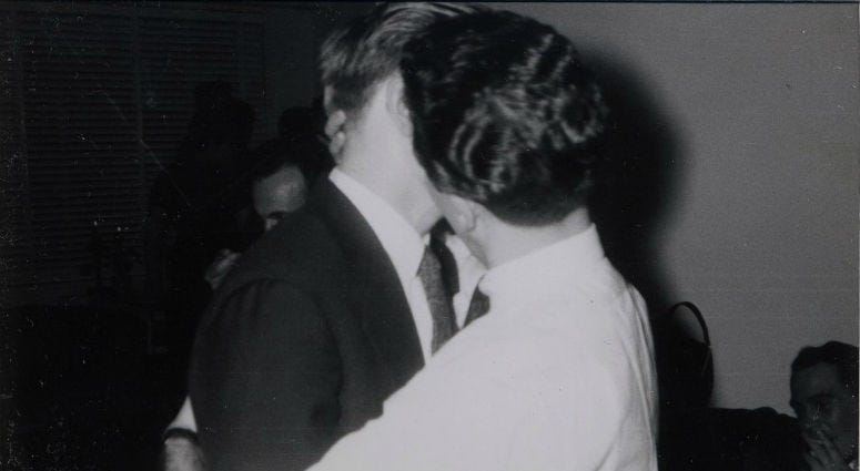 LGBT archivists in Philadelphia and California are trying to identify two men photographed on their wedding day at a time when gay marriage was considered taboo.