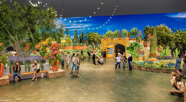 2020 Flower Show Entrance Garden