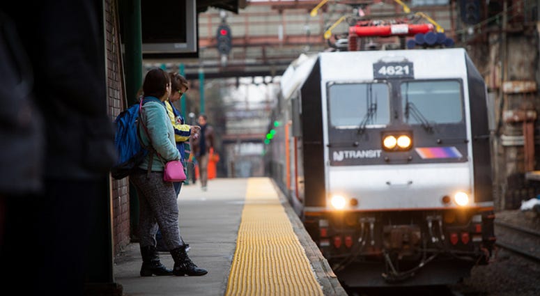 Gov. Phil Murphy signs NJ TRANSIT reform legislation on Dec. 20, 2018 at the Summit Train Station in Summit, N.J. New Jersey Transit