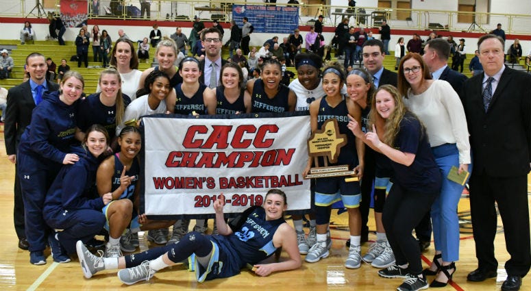 Jefferson is 29-2 after winning the CACC title on Sunday. Jefferson is 29-2 after winning the CACC title on Sunday.