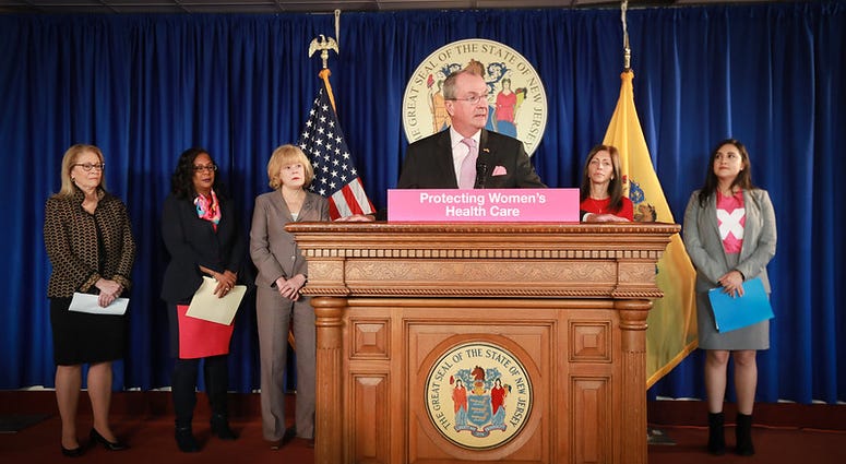Governor Phil Murphy signs legislation appropriating $9.5 million for family planning services to replace critical federal funding impacted by the Trump Administration’s Title X gag rule in Trenton on January 2, 2019. Governor Phil Murphy signs legislation appropriating $9.5 million for family planning services to replace critical federal funding impacted by the Trump Administration’s Title X gag rule in Trenton on January 2, 2019.