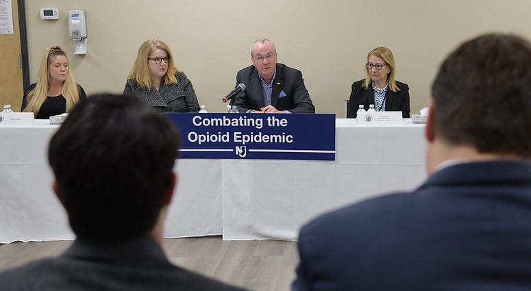 Governor Phil Murphy holds a roundtable discussion on combating the opioid epidemic at Ocean Mental Health Services in Bayville, New Jersey. Governor Phil Murphy holds a roundtable discussion on combating the opioid epidemic at Ocean Mental Health Services in Bayville, New Jersey.