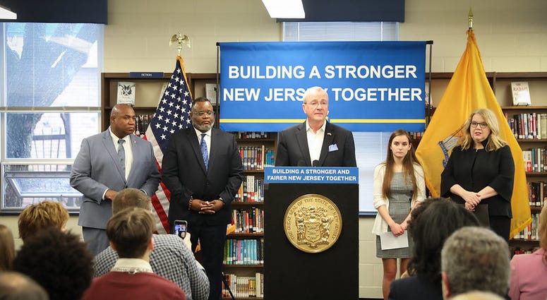 Governor Phil Murphy announces new initiatives to support youth mental health in Maple Shade on February 11, 2020. Governor Phil Murphy announces new initiatives to support youth mental health in Maple Shade on February 11, 2020.