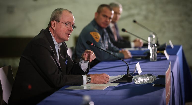 Governor Phil Murphy holds a coronavirus briefing in Newark on March 24, 2020. Governor Phil Murphy holds a coronavirus briefing in Newark on March 24, 2020.