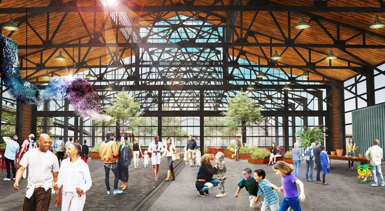 Artist rendering of Cherry Street Pier Cherry Street Pier Renndering
