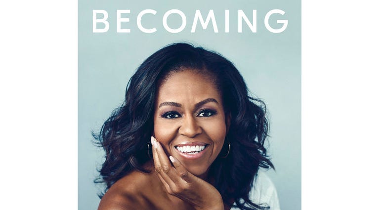 This cover image released by Crown Publishing Group shows "Becoming," by Michelle Obama, which comes out Nov. 13. This cover image released by Crown Publishing Group shows "Becoming," by Michelle Obama, which comes out Nov. 13.