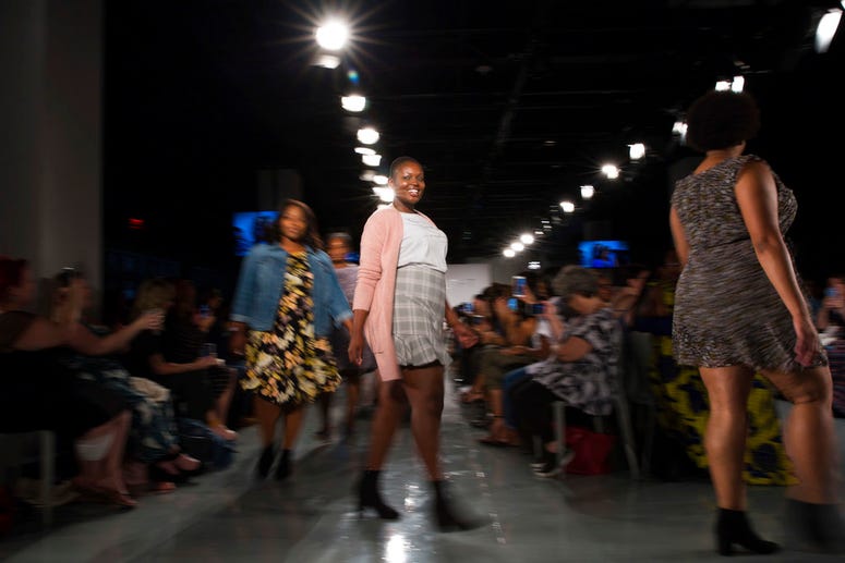 The Loft spring 2019 collection is modeled during Fashion Week Friday, Sept. 7, 2018, in New York. The Loft spring 2019 collection is modeled during Fashion Week Friday, Sept. 7, 2018, in New York.