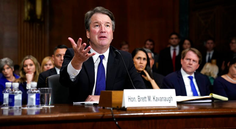 Supreme Court nominee Brett Kavanaugh testifies before the Senate Judiciary Committee on Capitol Hill in Washington, Thursday, Sept. 27, 2018. Supreme Court nominee Brett Kavanaugh testifies before the Senate Judiciary Committee on Capitol Hill in Washington, Thursday, Sept. 27, 2018.