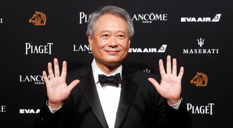 In this Nov. 17, 2018, file photo, Taiwanese director Ang Lee poses on the red carpet at the 55th Golden Horse Awards in Taipei, Taiwan. Taiwanese director Ang Lee