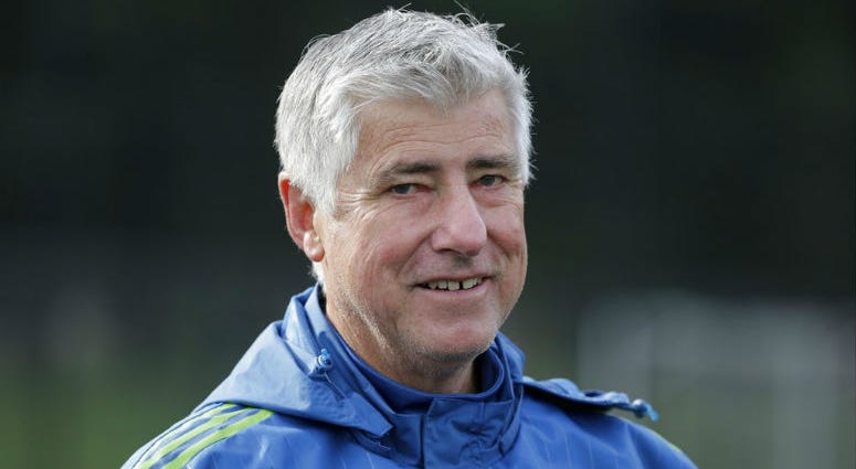 FILE - In this Oct. 27, 2015, file photo, Seattle Sounders coach Sigi Schmid walks off the field following an MLS soccer training session in Tukwila, Wash. Schmid, the winningest coach in MLS history, has died. FILE - In this Oct. 27, 2015, file photo, Seattle Sounders coach Sigi Schmid walks off the field following an MLS soccer training session in Tukwila, Wash. Schmid, the winningest coach in MLS history, has died.