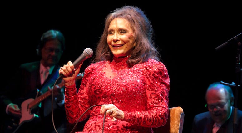 In this Aug. 28, 2016 file photo, Loretta Lynn performs in concert at the American Music Theater in Lancaster, Pa. Loretta Lynn