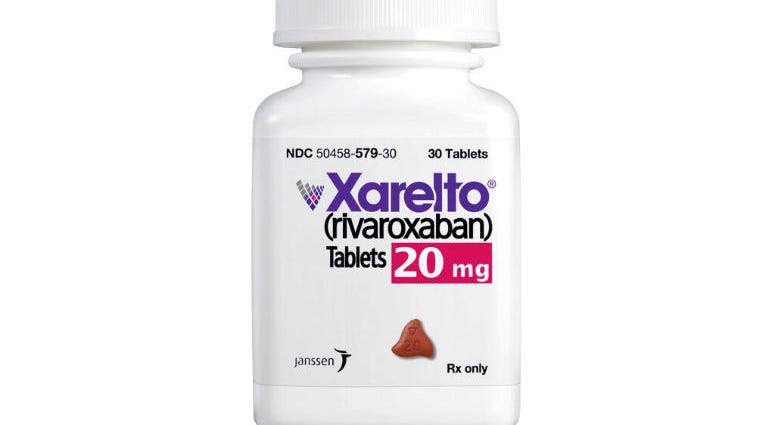 This undated product image provided by Janssen Pharmaceuticals, Inc. shows Xarelto. Johnson & Johnson says it will start giving the list price of its prescription drugs in television ads. This undated product image provided by Janssen Pharmaceuticals, Inc. shows Xarelto. Johnson & Johnson says it will start giving the list price of its prescription drugs in television ads.
