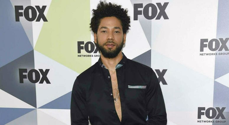 In this May 14, 2018 file photo, Jussie Smollett, a cast member in the TV series "Empire," attends the Fox Networks Group 2018 programming presentation afterparty in New York. Jussie Smollett